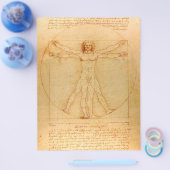 Menselijke anatomie, Vitruviaans Man van Leonardo Flyer (Enkel)