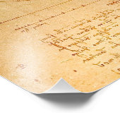 Menselijke anatomie, Vitruviaans Man van Leonardo  Foto Afdruk (Hoek)