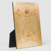 Menselijke anatomie, Vitruviaans Man van Leonardo Fotoplaat (Zijkant)