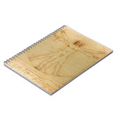 Menselijke anatomie, Vitruviaans Man van Leonardo Notitieboek (Linkerzijde)