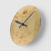 Menselijke anatomie, Vitruviaans Man van Leonardo Ronde Klok (Hoek)