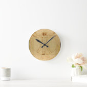 Menselijke anatomie, Vitruviaans Man van Leonardo Ronde Klok (Huis)