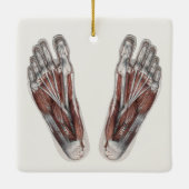  menselijke anatomie Voetafdruk podiatry Feet Keramisch Ornament (Achterkant)