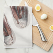 menselijke anatomie Voetafdruk podiatry Feet Theedoek (Quarter Fold)