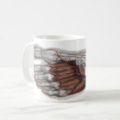  menselijke anatomie Voetafdruk podiatry Foot Koffiemok (Voorkant links)