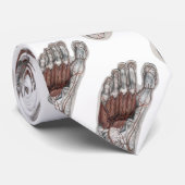  menselijke anatomie Voetafdruk podiatry Foot Stropdas (Opgerold)