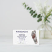menselijke anatomie Voetafdruk podiatry Foot Visitekaartje (Staand voorkant)