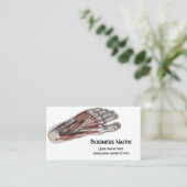 menselijke anatomie voetenvoeding visitekaartje (Staand voorkant)