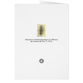 Menselijke anatomie, Vrouw Torso van Leonardo da V (Achterkant)