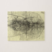 Menselijke anatomie, Vrouw Torso van Leonardo da V Legpuzzel (Horizontaal)