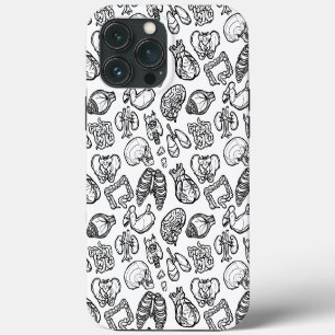 Menselijke Anatomie Weird Science Bio Skull Hallow iPhone 13 Pro Max Hoesje