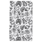 Menselijke Anatomie Weird Science Bio Skull Hallow Klein Cadeauzakje (Voorkant)