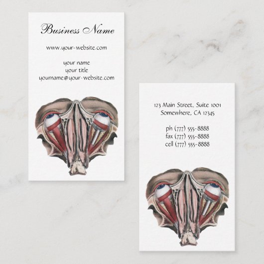 menselijke anatomie Wetenschap, Eyeballen Eyes Visitekaartje (Voorkant / Achterkant)