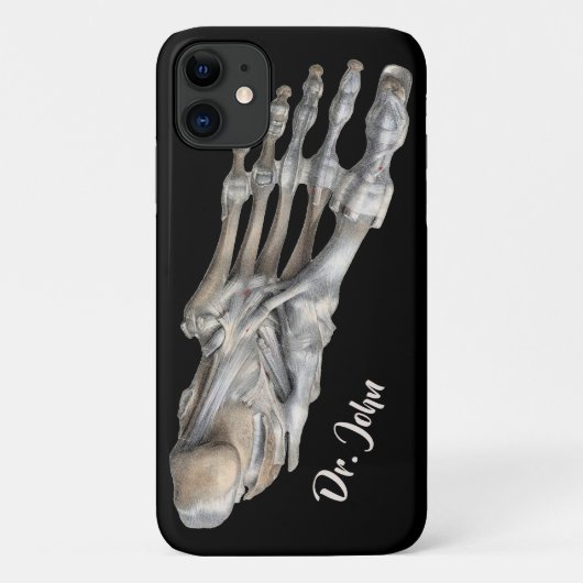 menselijke anatomie wetenschap, skeleton Feet Case-Mate iPhone Case (Achterkant)
