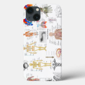 Menselijke anatomiekaarten Case-Mate iPhone case (Achterkant)