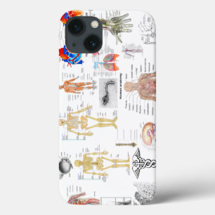 Menselijke anatomiekaarten Case-Mate iPhone case