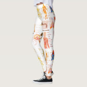 Menselijke anatomiekaarten leggings (Links)