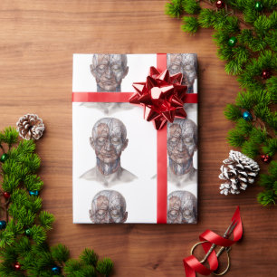 menselijke anatomiewetenschap, hoofd Throat Nose Cadeaupapier