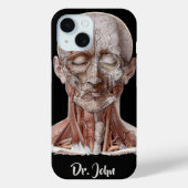  menselijke anatomiewetenschap, hoofd Throat Nose Case-Mate iPhone Case (Achterkant)