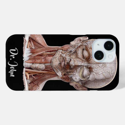  menselijke anatomiewetenschap, hoofd Throat Nose Case-Mate iPhone Case (Achterkant (horizontaal))