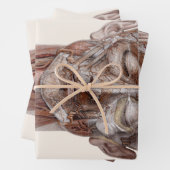  menselijke anatomiewetenschap, hoofd Throat Nose Inpakpapier Vel (In situ)