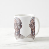  menselijke anatomiewetenschap, hoofd Throat Nose Koffiemok (Voorkant rechts)