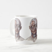  menselijke anatomiewetenschap, hoofd Throat Nose Koffiemok (Voorkant links)