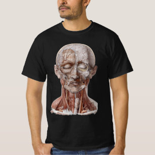  menselijke anatomiewetenschap, hoofd Throat Nose T-shirt