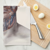  menselijke anatomiewetenschap, hoofd Throat Nose Theedoek (Quarter Fold)