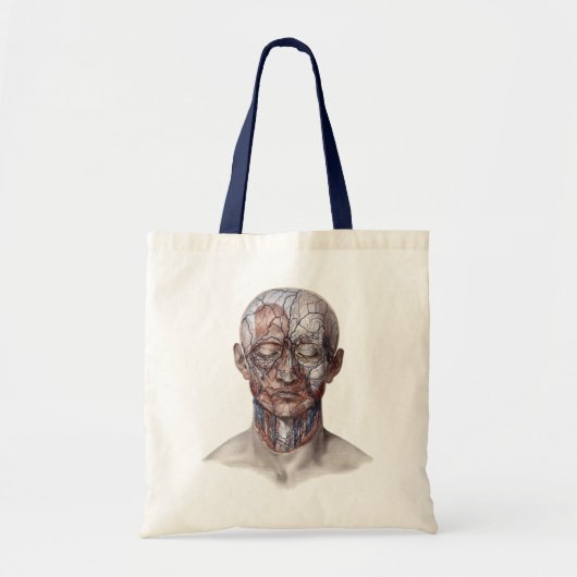 menselijke anatomiewetenschap, hoofd Throat Nose Tote Bag (Voorkant)