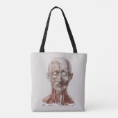 menselijke anatomiewetenschap, hoofd Throat Nose Tote Bag (Achterkant)