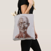 menselijke anatomiewetenschap, hoofd Throat Nose Tote Bag (Dichtbij)