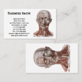  menselijke anatomiewetenschap, hoofd Throat Nose Visitekaartje (Voorkant / Achterkant)