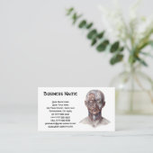  menselijke anatomiewetenschap, hoofd Throat Nose Visitekaartje (Staand voorkant)