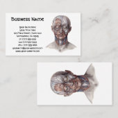  menselijke anatomiewetenschap, hoofd Throat Nose Visitekaartje (Voorkant / Achterkant)