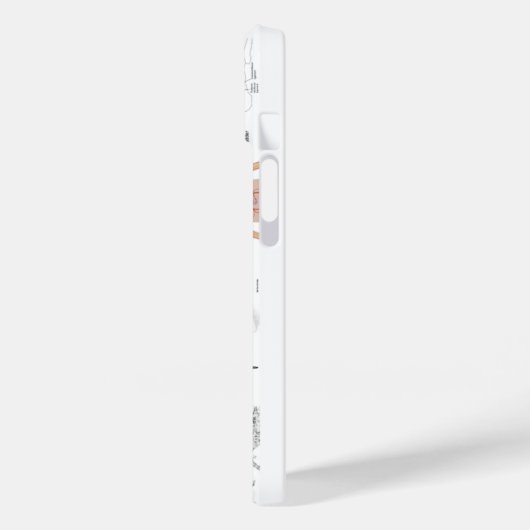 Menselijke anatomische medische kaart Case-Mate iPhone case (Achterkant / Links)