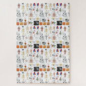 Menselijke anatomische medische kaart legpuzzel (Verticaal)