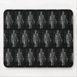 Menselijke anatomische medische kaart muismat