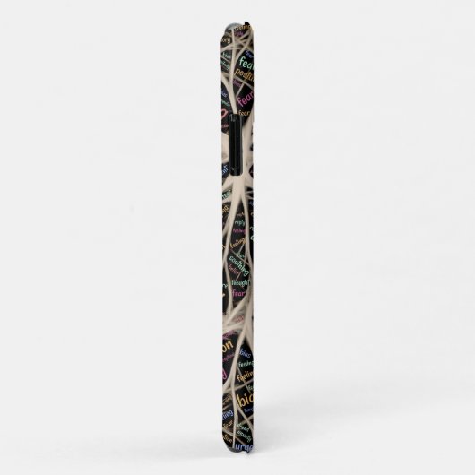 Menselijke beleving Inspirerend Word Art Case-Mate iPhone Case (Achterkant/rechts)