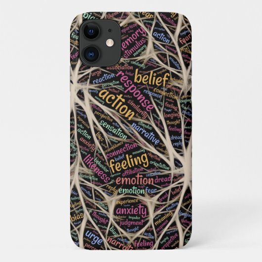 Menselijke beleving Inspirerend Word Art Case-Mate iPhone Case (Achterkant)
