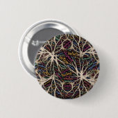 Menselijke beleving Inspirerend Word Art Ronde Button 5,7 Cm (Voorkant /achterkant)