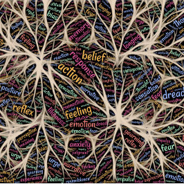 Menselijke beleving Inspirerend Word Art T-shirt