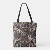 Menselijke beleving Inspirerend Word Art Tote Bag (Achterkant)