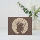 Menselijke boom briefkaart (Staand voorkant)