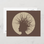 Menselijke boom briefkaart (Voorkant / Achterkant)
