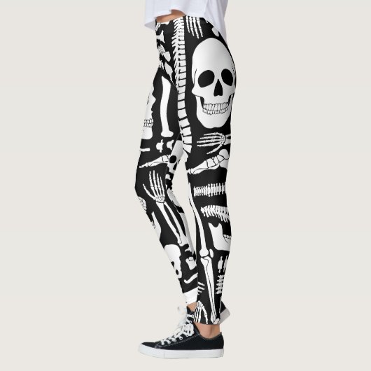 Menselijke Botten Skeleton Leggings (Links)