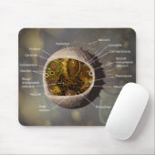 Menselijke celmousepad muismat (Met muis)