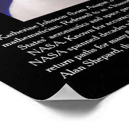 Menselijke computer: Katherine Johnson Poster