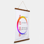 menselijke emoties hangend wandkleed (Gebogen)