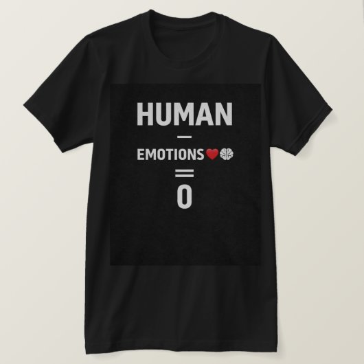 Menselijke Emoties T-shirt – Minimalistische Filos (Design voorkant)